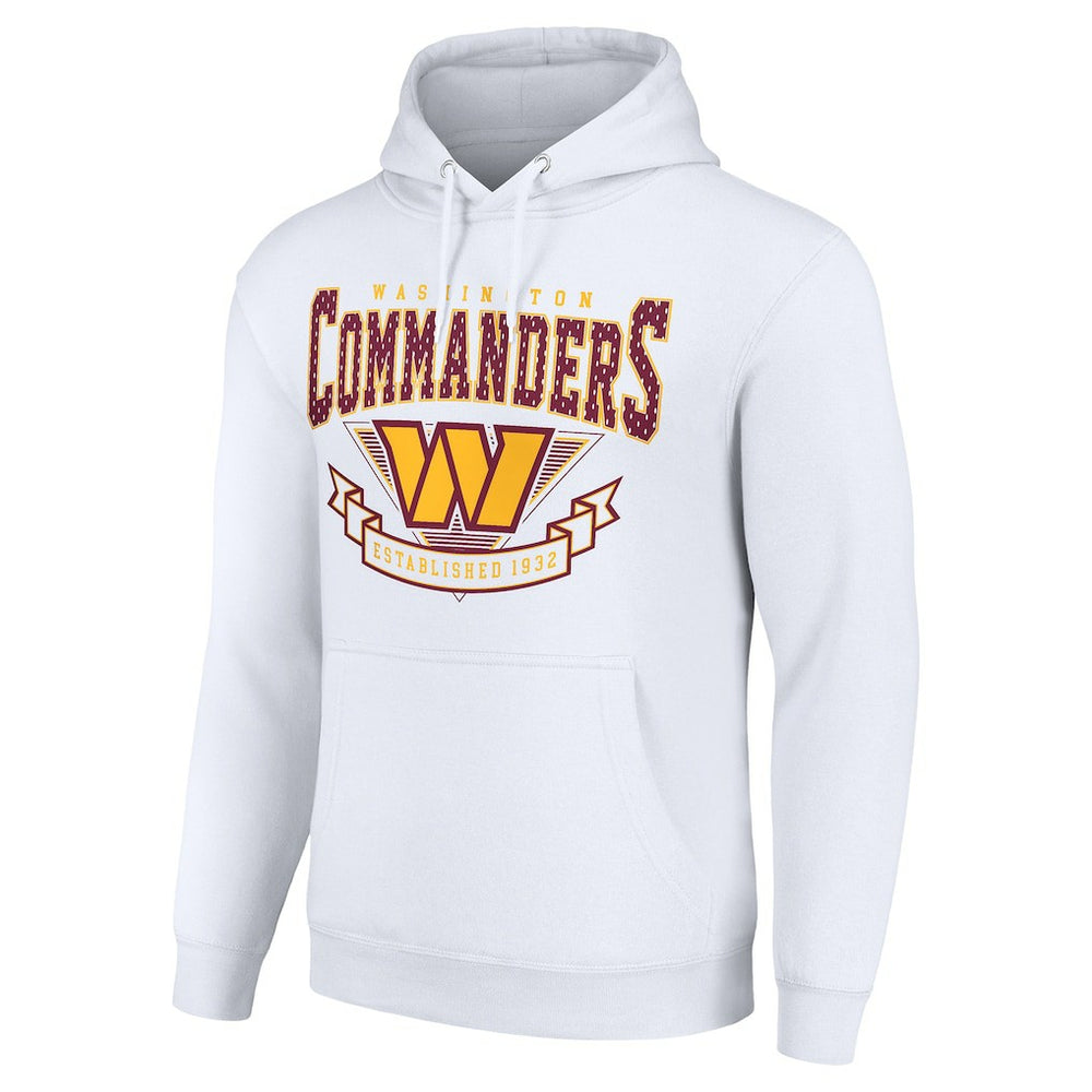 Washington Commanders Starter ‘80s Inspired Pullover Hoodie - White Hoodies