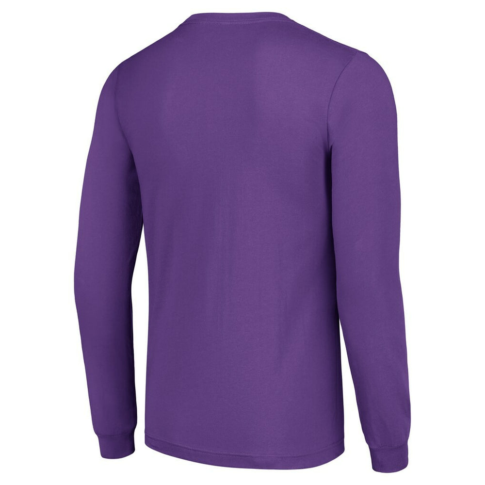 Minnesota Vikings Starter Player X Logo Graphic Long Sleeve T-Shirt - Purple T-shirts