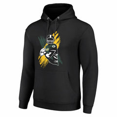 Green Bay Packers Starter Player X Fleece Pullover Hoodie - Black Hoodies