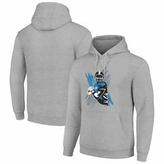 Detroit Lions Starter Player X Fleece Pullover Hoodie - Heather Gray Hoodies