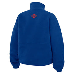 Buffalo Bills WEAR by Erin Andrews Women's Polar Fleece Half-Zip Jacket - Royal Jackets