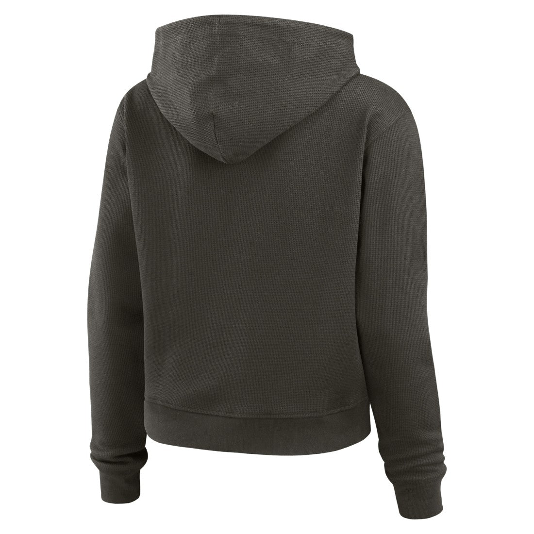 Tampa Bay Buccaneers WEAR by Erin Andrews Women's Waffle Hoodie Pullover Top - Pewter Hoodies