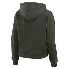 Tampa Bay Buccaneers WEAR by Erin Andrews Women's Waffle Hoodie Pullover Top - Pewter Hoodies