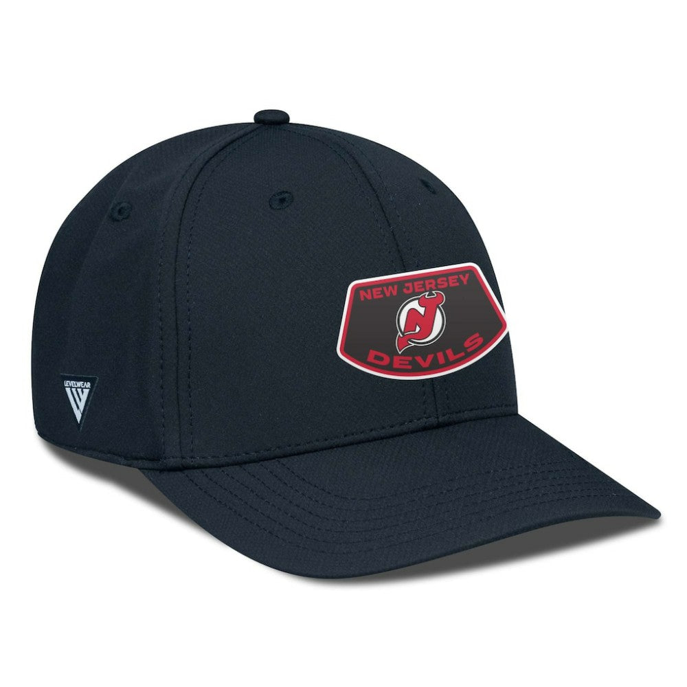 New Jersey Devils Levelwear Rise Skylight Flex Hat - Black | US 201570507