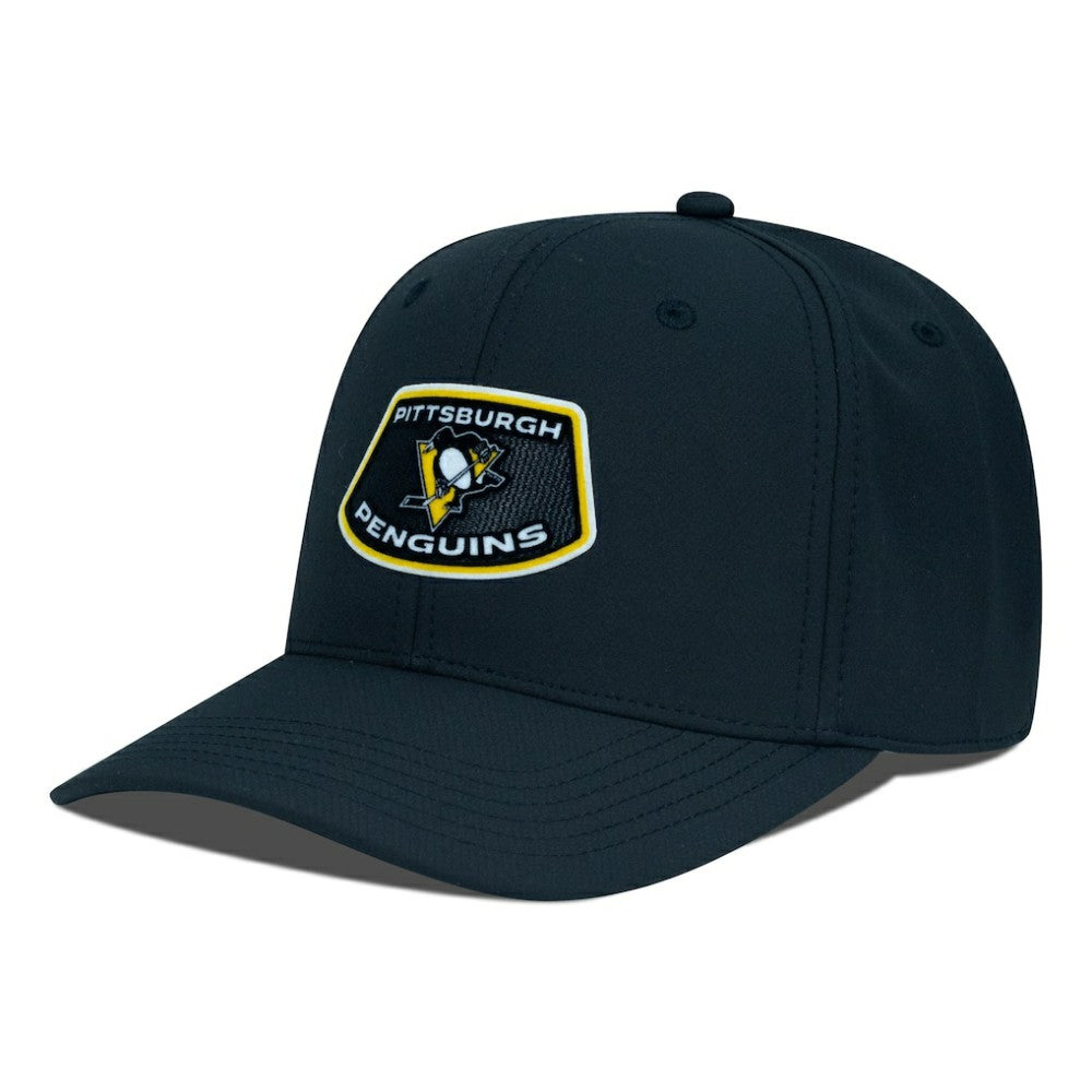 Pittsburgh Penguins Levelwear Rise Skylight Flex Hat - Black | US 201570512