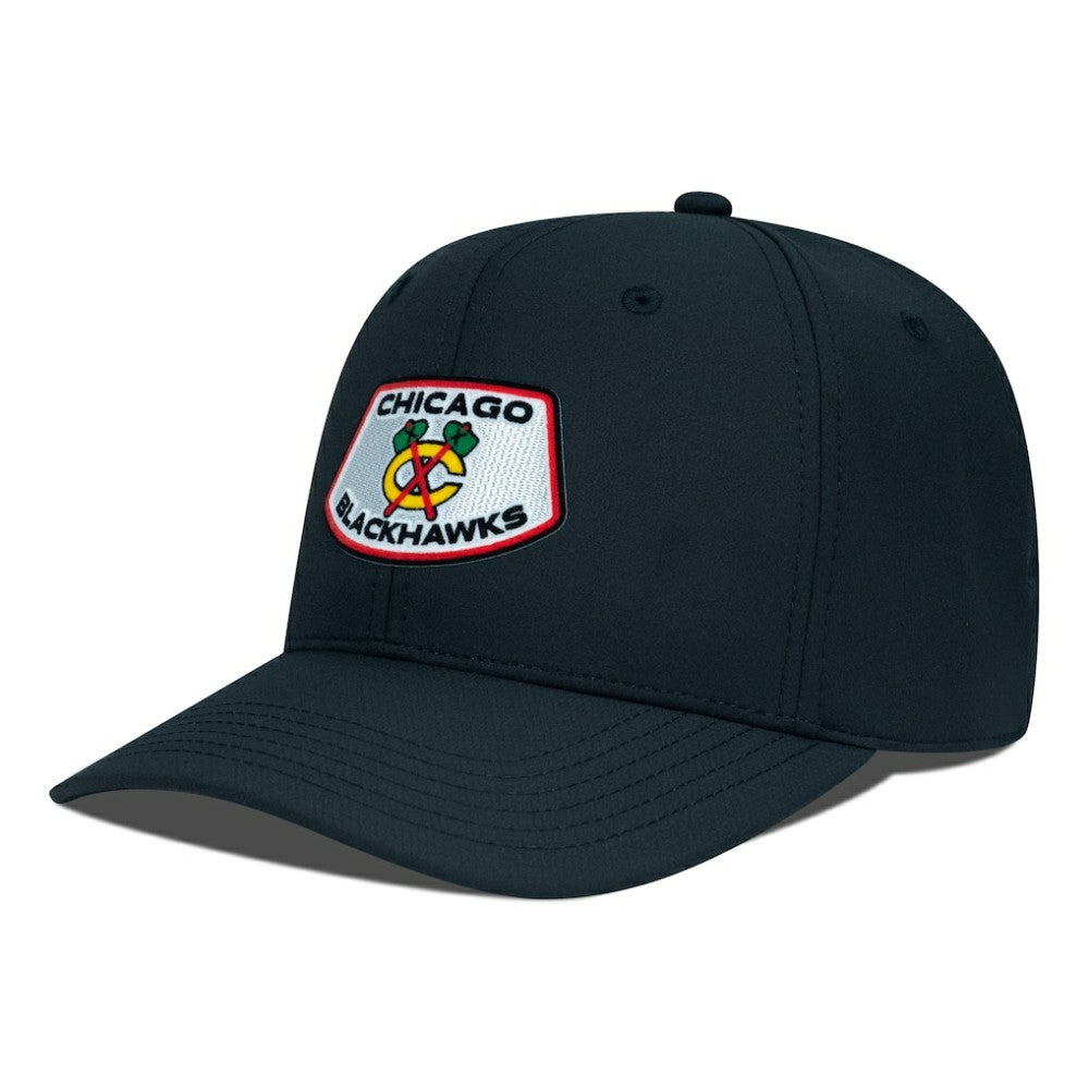 Chicago Blackhawks Levelwear Rise Skylight Flex Hat - Black | US 201570528