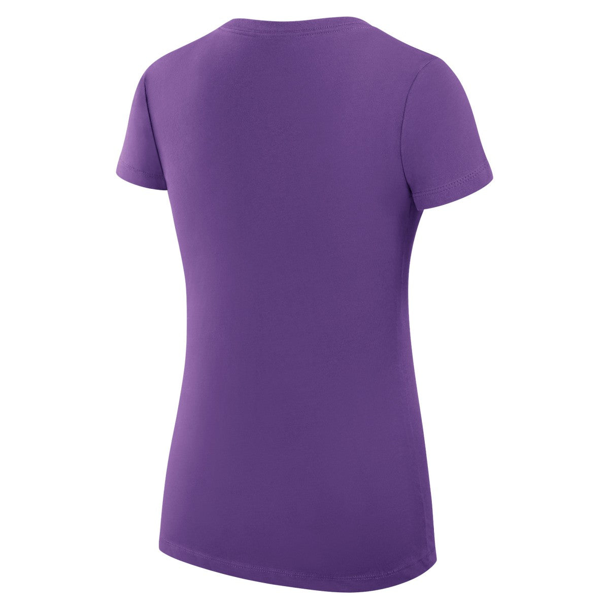 Los Angeles Lakers G-III 4Her by Carl Banks Women's Super-Slim Fit Lightweight Team Name Collage Graphic V-Neck T-Shirt Purple