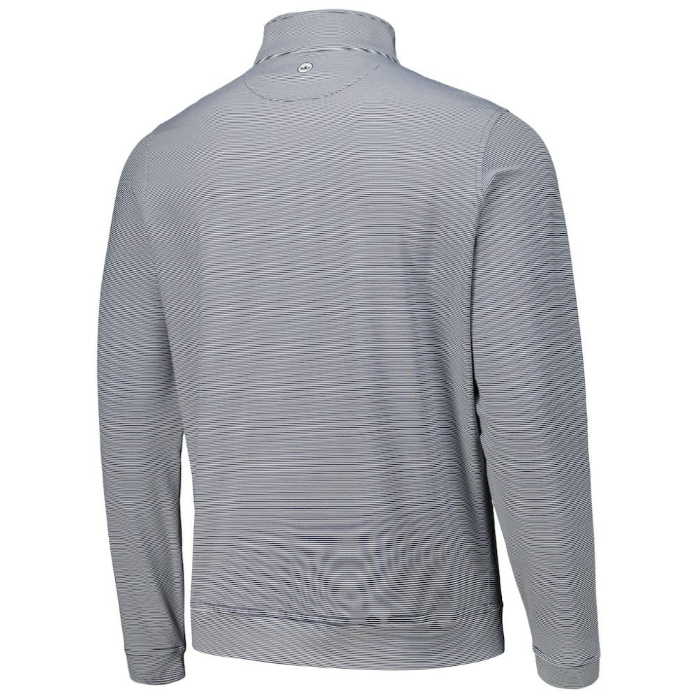 St. Louis Cardinals Peter Millar Perth Sugar Stripe Performance Quarter-Zip Top - Navy Tops