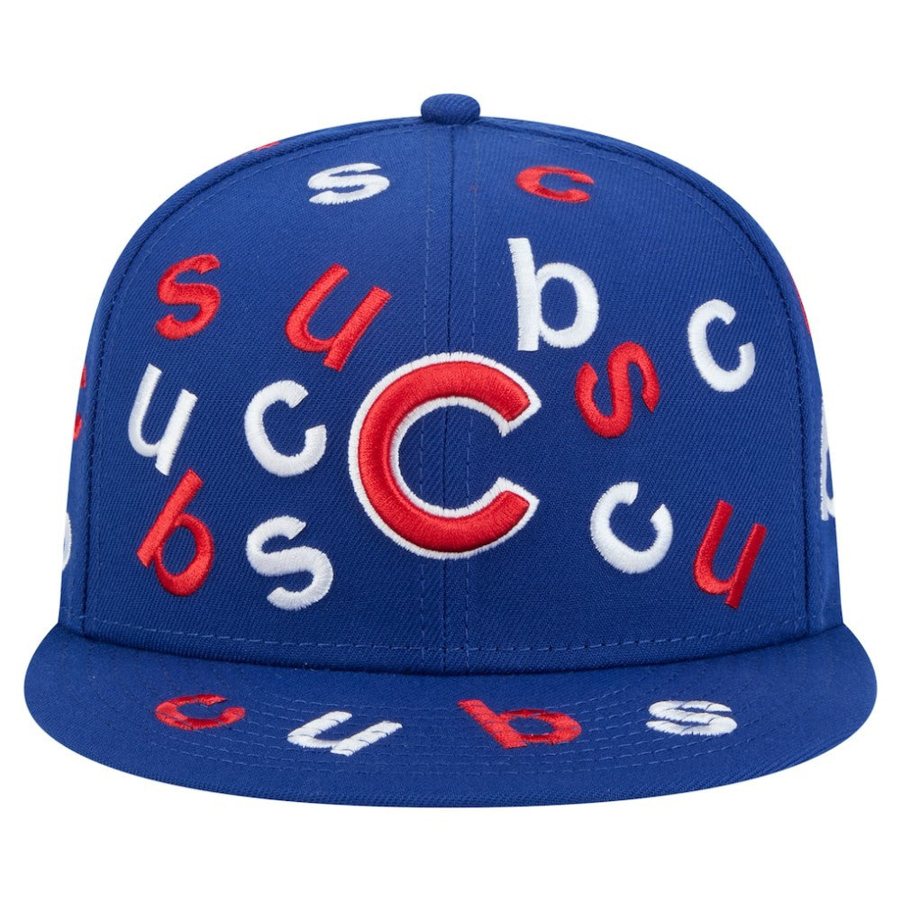 Chicago Cubs New Era Team Confetti 59FIFTY Fitted Hat - Royal Hats