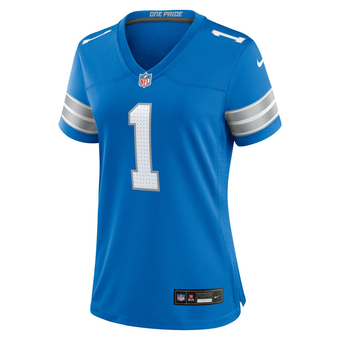 Number 1 Mom Detroit Lions Game Jersey - Blue Jerseys