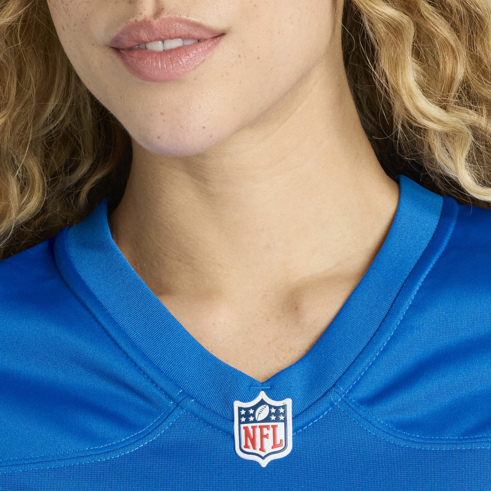 Number 1 Mom Detroit Lions Game Jersey - Blue Jerseys