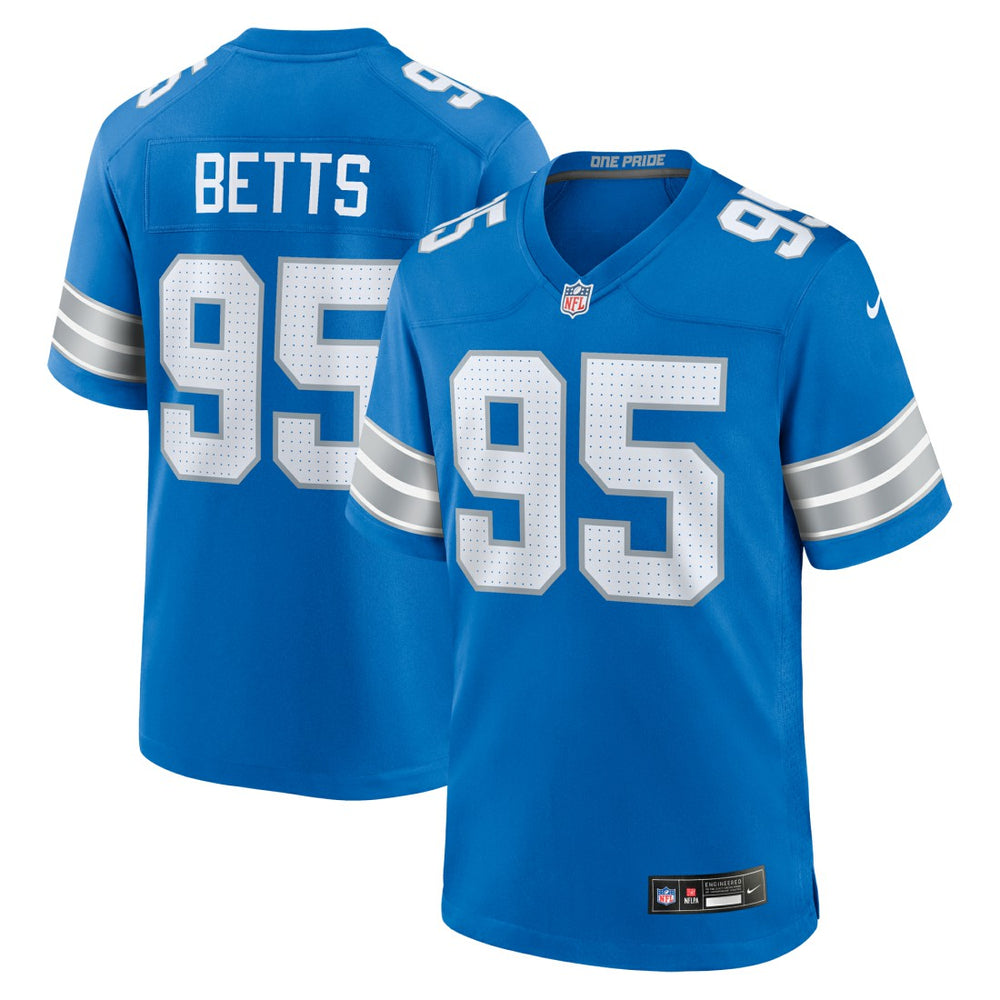 Mathieu Betts Detroit Lions Game Jersey - Blue Jerseys