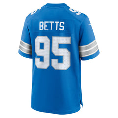 Mathieu Betts Detroit Lions Game Jersey - Blue Jerseys