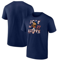 Jose Altuve Houston Astros Fanatics Hometown Caricature T-Shirt - Navy T-shirts