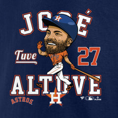 Jose Altuve Houston Astros Fanatics Hometown Caricature T-Shirt - Navy T-shirts