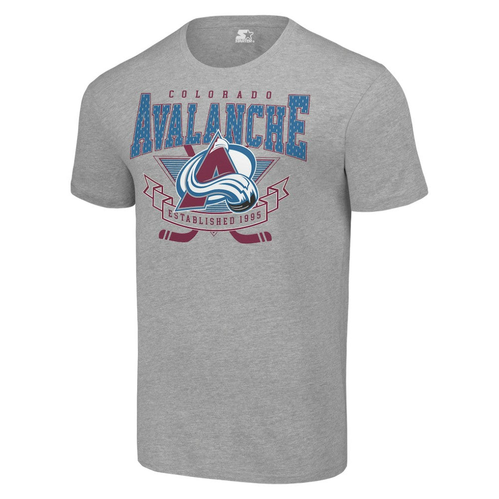 Colorado Avalanche Starter Team Logo Graphic T-Shirt - Heather Gray | US 201591712