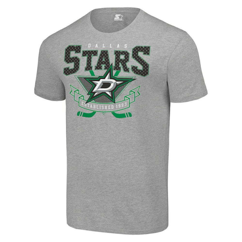 Dallas Stars Starter Team Logo Graphic T-Shirt - Heather Gray | US 201591714