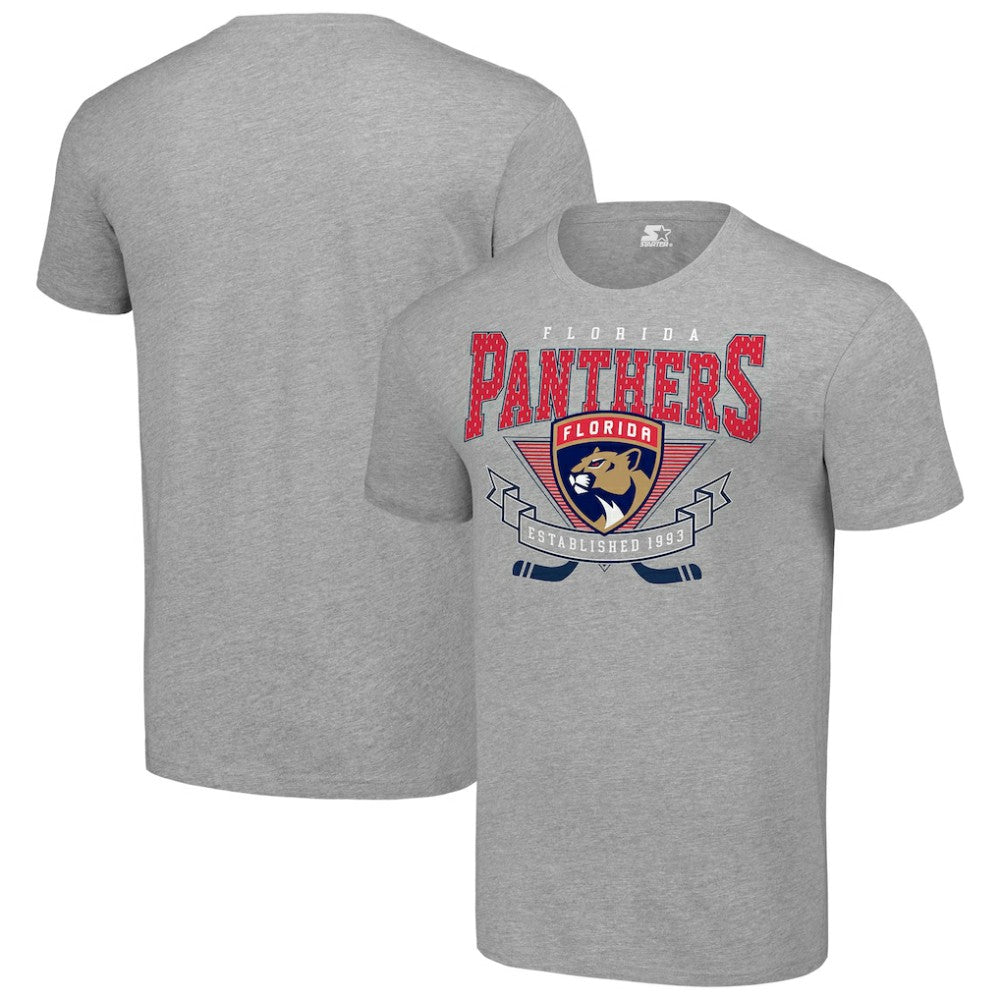Florida Panthers Starter Team Logo Graphic T-Shirt - Heather Gray | US 201591717