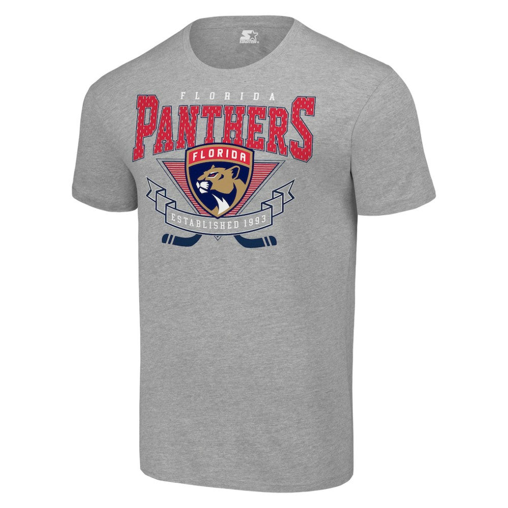 Florida Panthers Starter Team Logo Graphic T-Shirt - Heather Gray | US 201591717