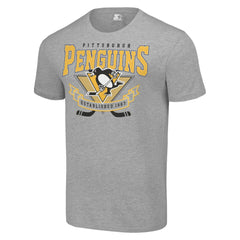 Pittsburgh Penguins Starter Team Logo Graphic T-Shirt - Heather Gray | US 201591729