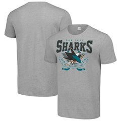 San Jose Sharks Starter Team Logo Graphic T-Shirt - Heather Gray | US 201591730