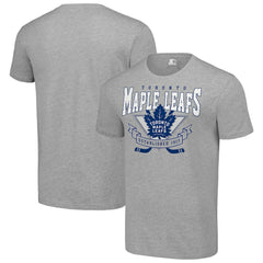 Toronto Maple Leafs Starter Team Logo Graphic T-Shirt - Heather Gray | US 201591740