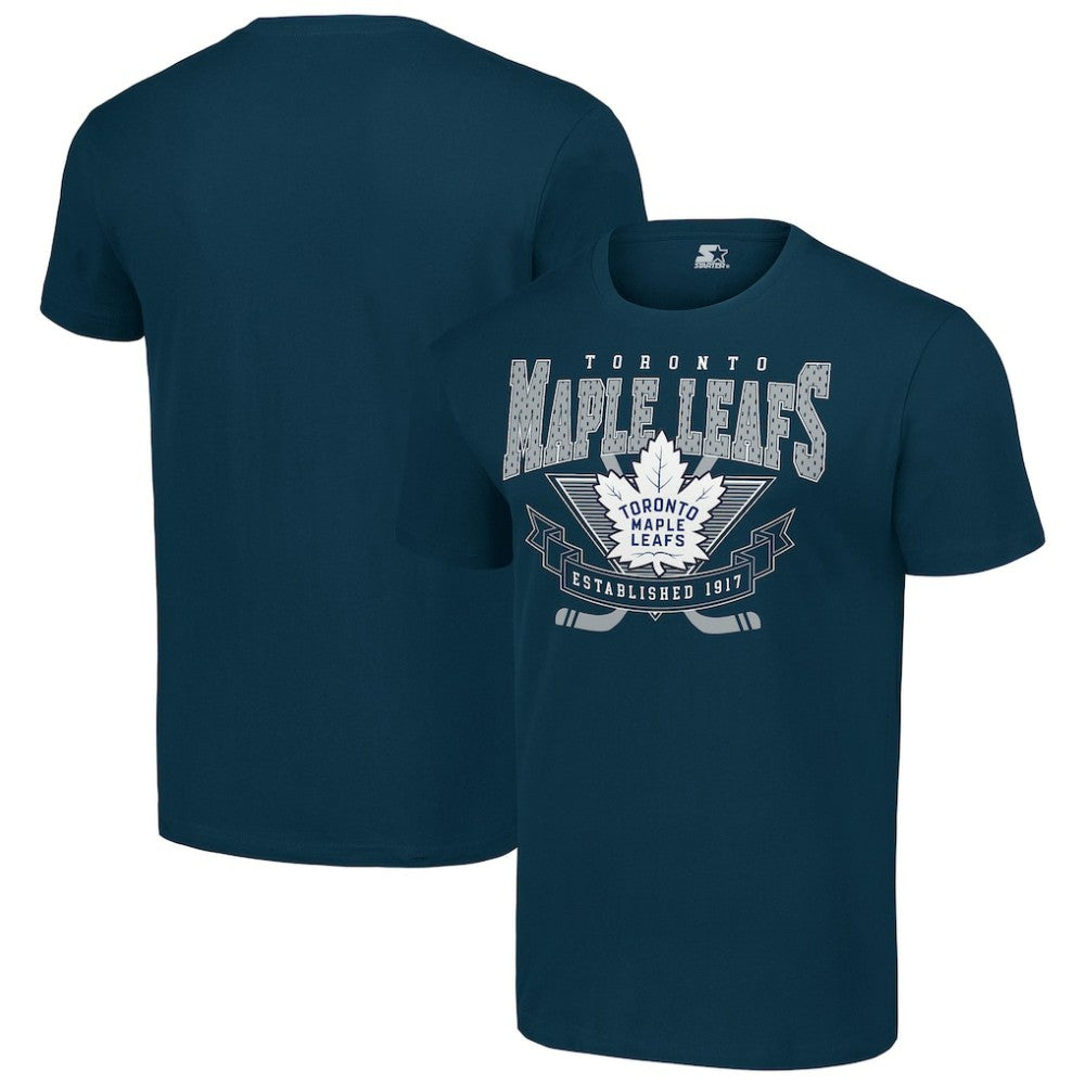 Toronto Maple Leafs Starter Team Logo Graphic T-Shirt - Navy | US 201591741