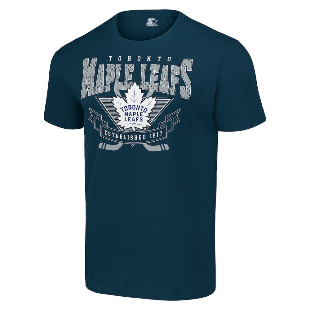 Toronto Maple Leafs Starter Team Logo Graphic T-Shirt - Navy | US 201591741