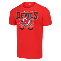 New Jersey Devils Starter Team Logo Graphic T-Shirt - Red | US 201591754