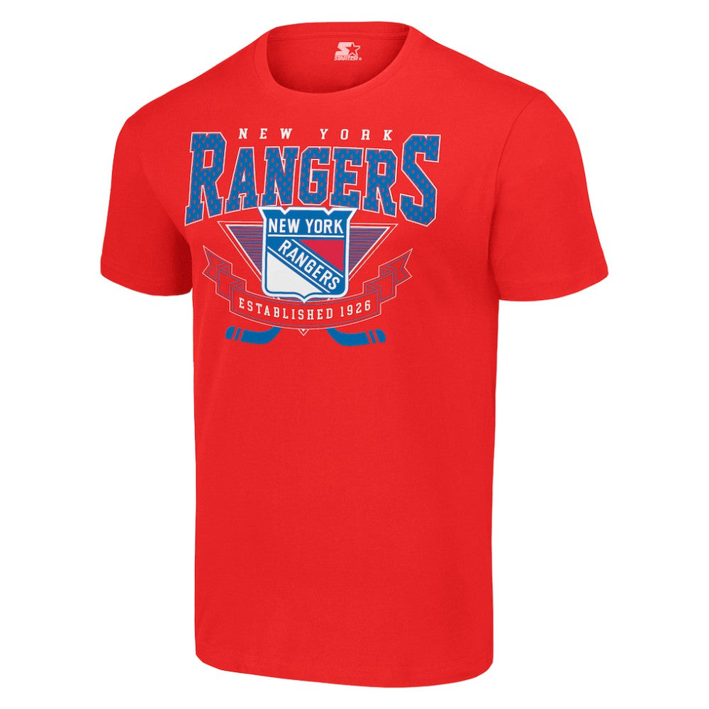 New York Rangers Starter Team Logo Graphic T-Shirt - Red | US 201591755