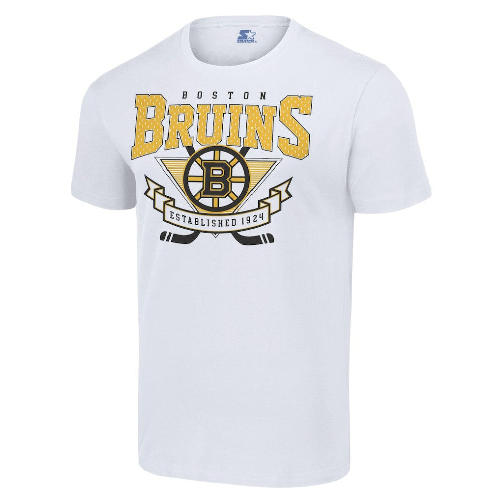 Boston Bruins Starter Team Logo Graphic T-Shirt - White | US 201591759