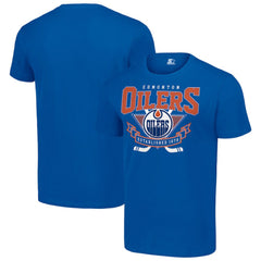 Edmonton Oilers Starter Team Logo Graphic T-Shirt - Royal | US 201591764