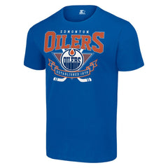 Edmonton Oilers Starter Team Logo Graphic T-Shirt - Royal | US 201591764