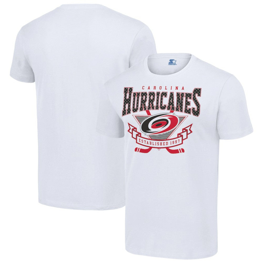 Carolina Hurricanes Starter Team Logo Graphic T-Shirt - White | US 201591767