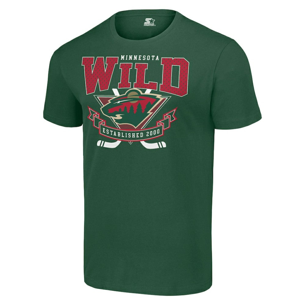 Minnesota Wild Starter Team Logo Graphic T-Shirt - Green | US 201591768