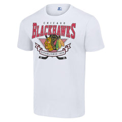 Chicago Blackhawks Starter Team Logo Graphic T-Shirt - White | US 201591770