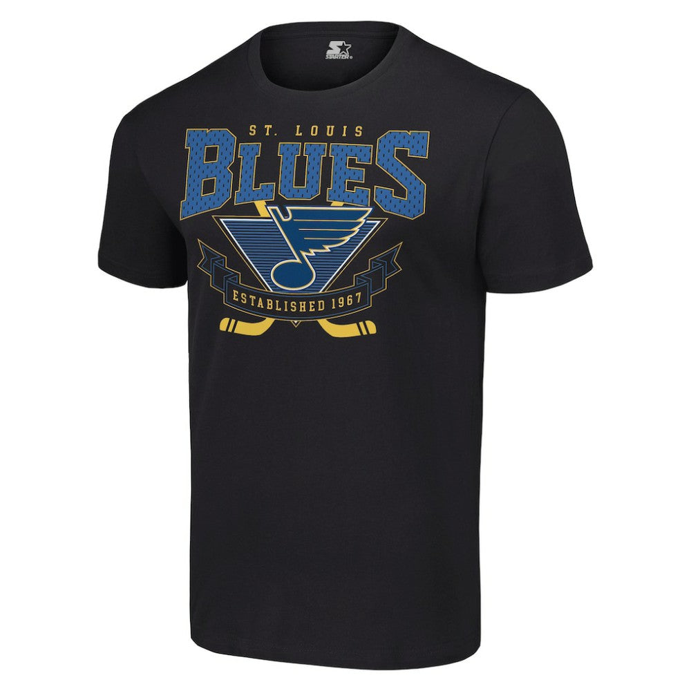 St. Louis Blues Starter Team Logo Graphic T-Shirt - Black | US 201591776