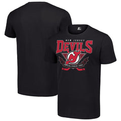 New Jersey Devils Starter Team Logo Graphic T-Shirt - Black | US 201591780