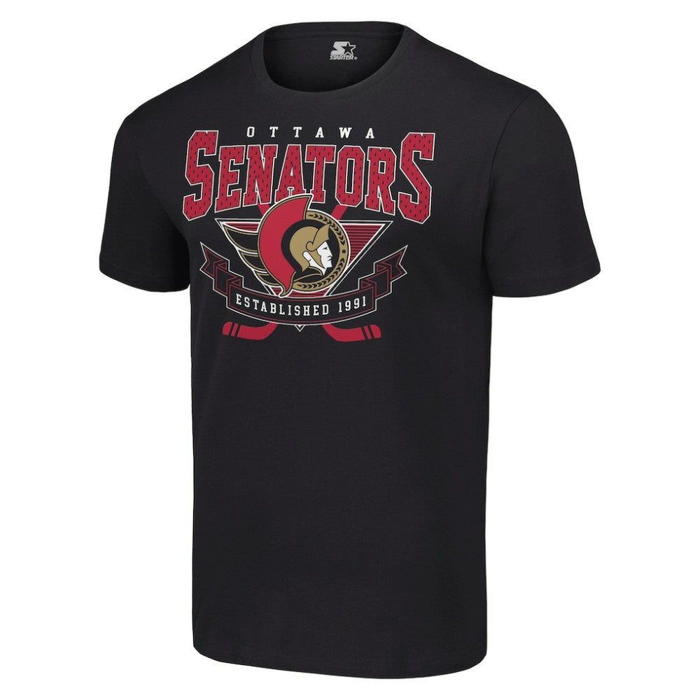 Ottawa Senators Starter Team Logo Graphic T-Shirt - Black | US 201591782