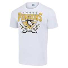 Pittsburgh Penguins Starter Team Logo Graphic T-Shirt - White | US 201591785
