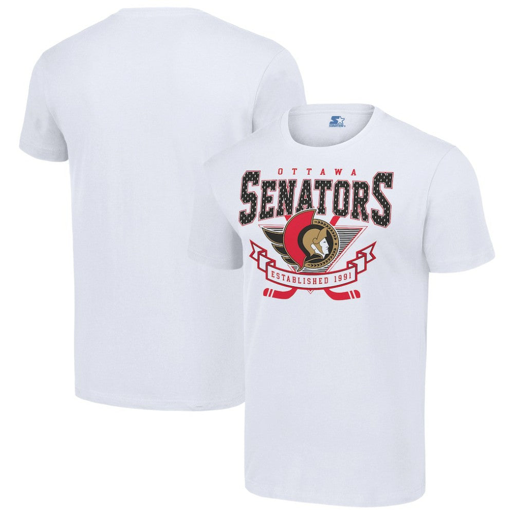 Ottawa Senators Starter Team Logo Graphic T-Shirt - White | US 201591787