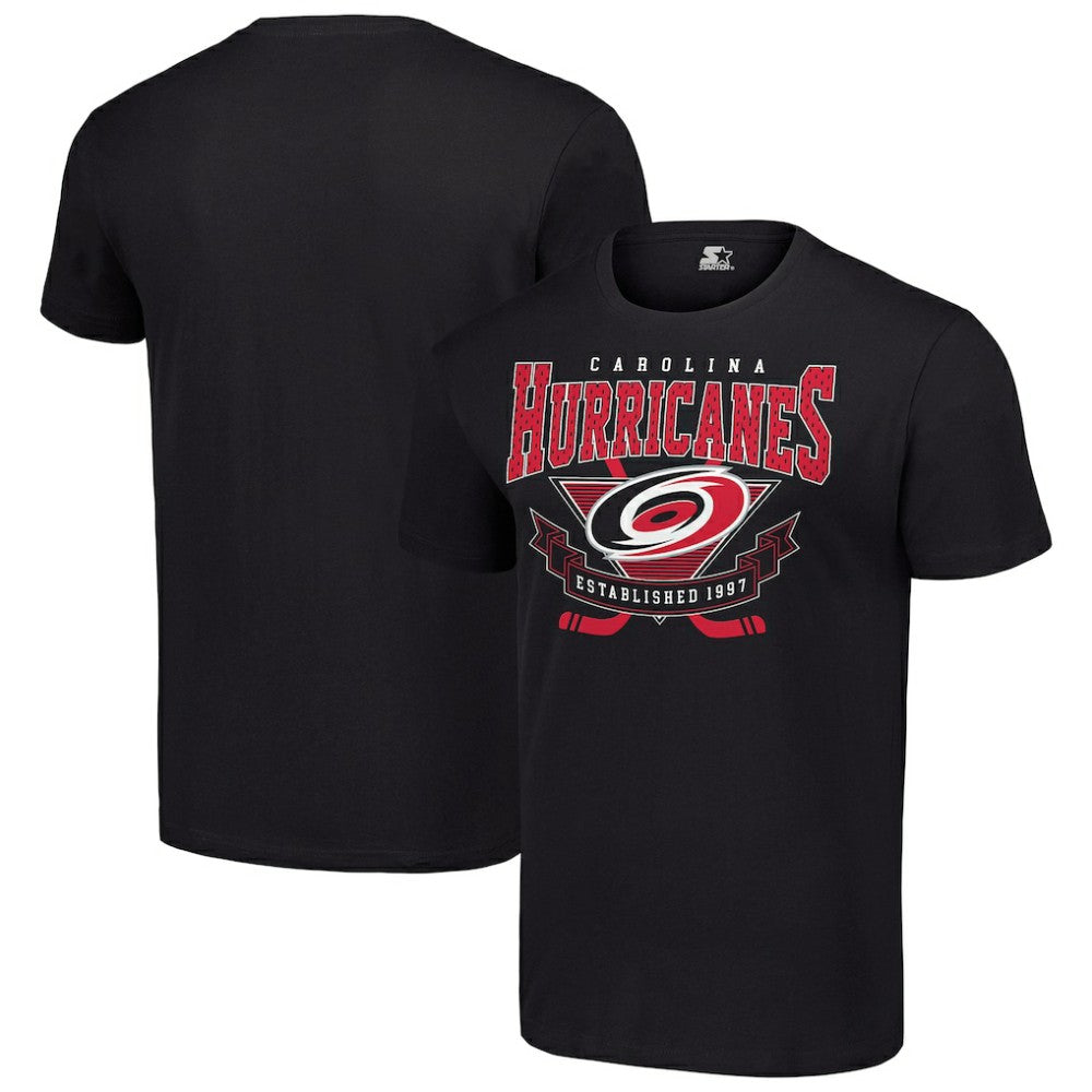 Carolina Hurricanes Starter Team Logo Graphic T-Shirt - Black | US 201591793