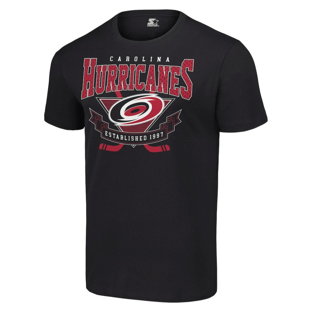 Carolina Hurricanes Starter Team Logo Graphic T-Shirt - Black | US 201591793