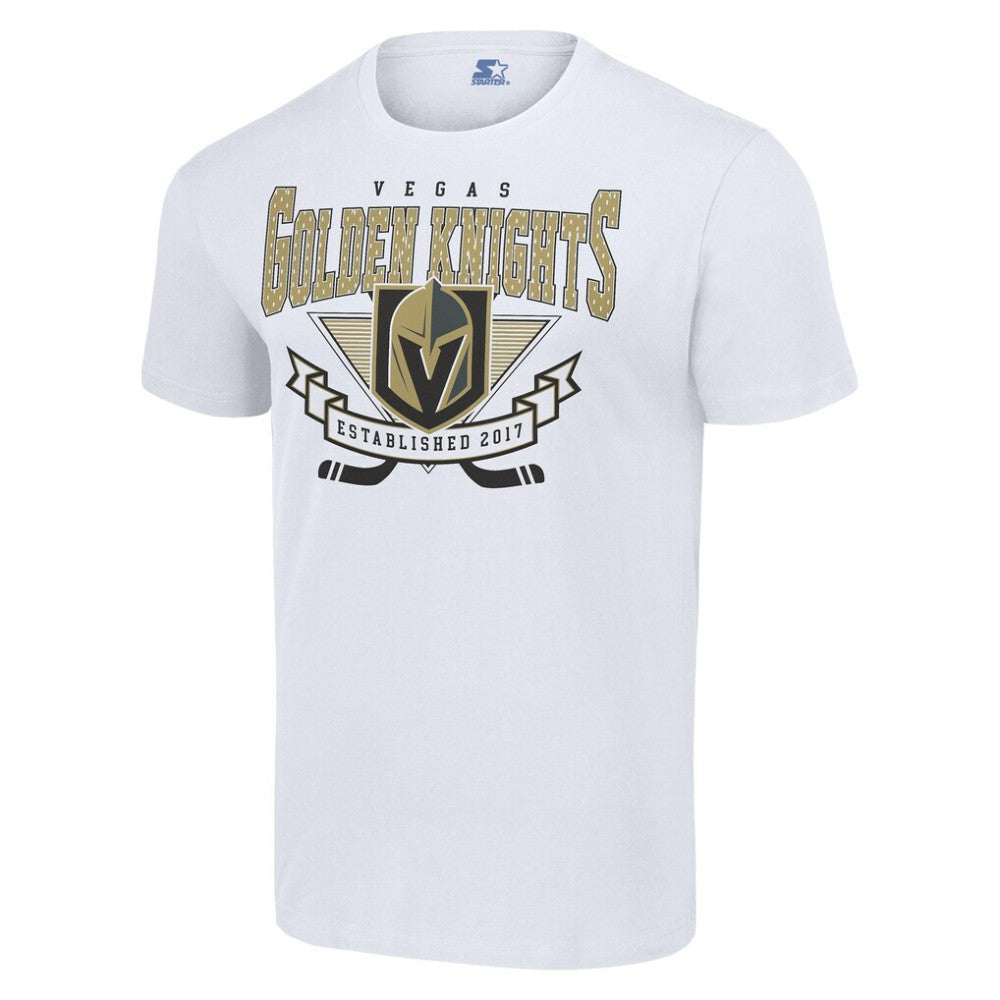 Vegas Golden Knights Starter Team Logo Graphic T-Shirt - White | US 201591802
