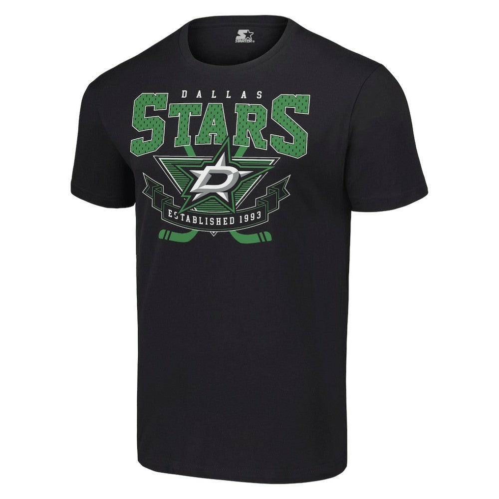 Dallas Stars Starter Team Logo Graphic T-Shirt - Black | US 201591811