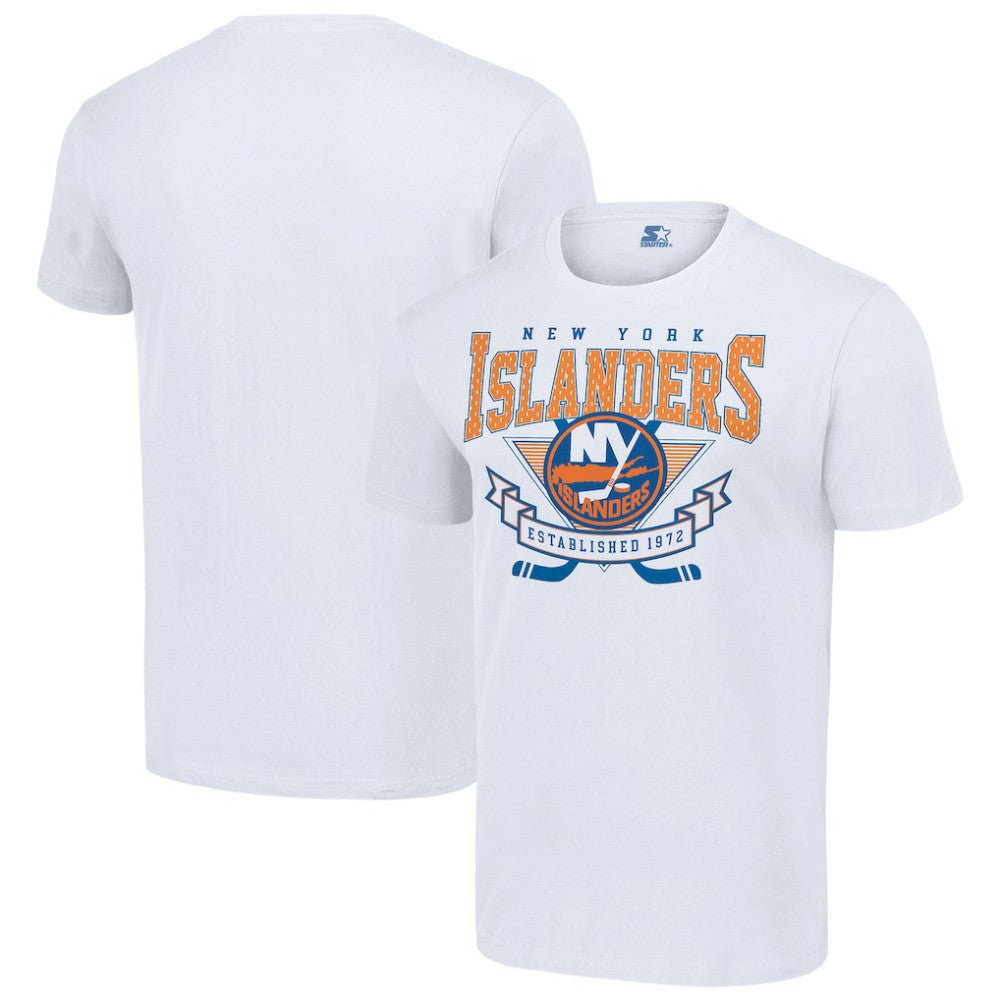 New York Islanders Starter Team Logo Graphic T-Shirt - White | US 201591813