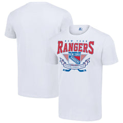 New York Rangers Starter Team Logo Graphic T-Shirt - White | US 201591814
