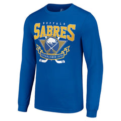 Buffalo Sabres Starter Team Logo Graphic Long Sleeve T-Shirt - Royal | US 201591817