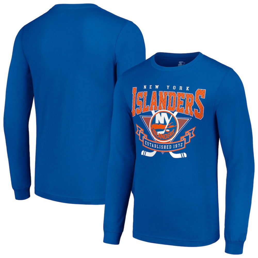 New York Islanders Starter Team Logo Graphic Long Sleeve T-Shirt - Royal | US 201591825
