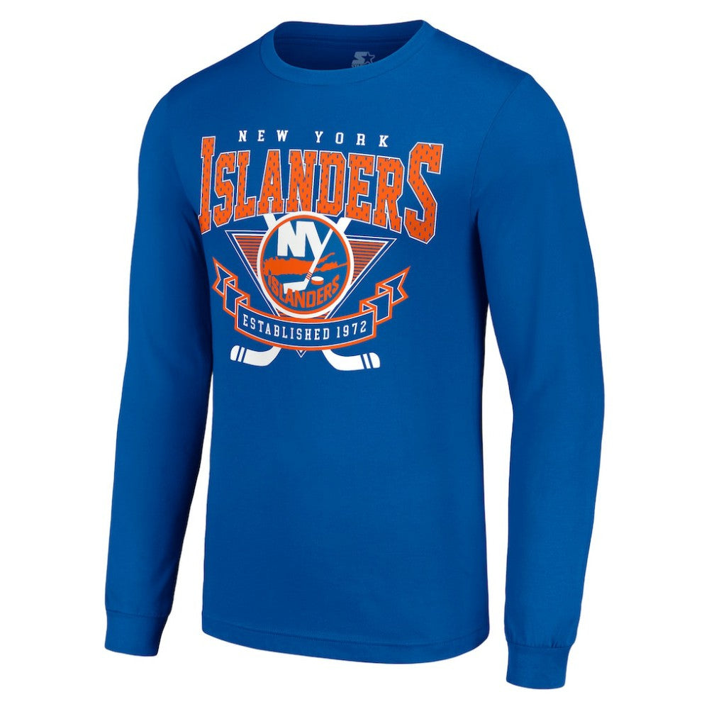 New York Islanders Starter Team Logo Graphic Long Sleeve T-Shirt - Royal | US 201591825